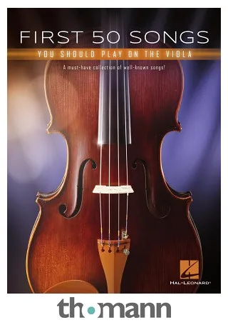 Hal Leonard First 50 Songs Viola