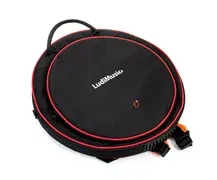 Saco para Pratos Ludimusic Logo Com alças Preto 18"