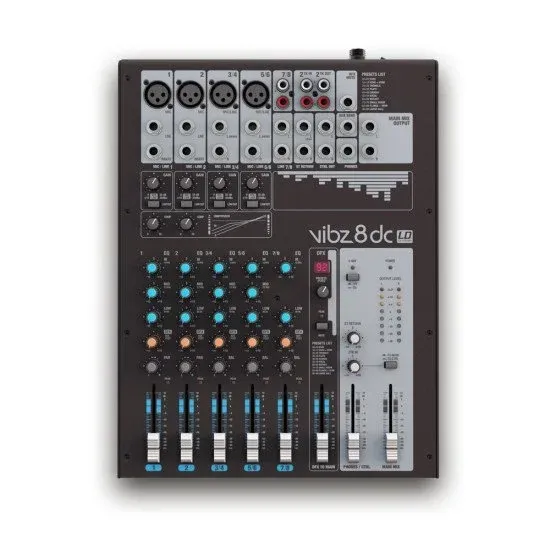 LD Systems MESA MISTURA ANALOGICA VIBZ 8 DC