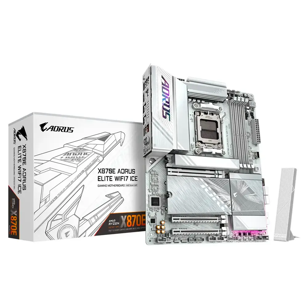 Motherboard ATX Gigabyte X870E Aorus Elite WiFi7 ICE SktAM5