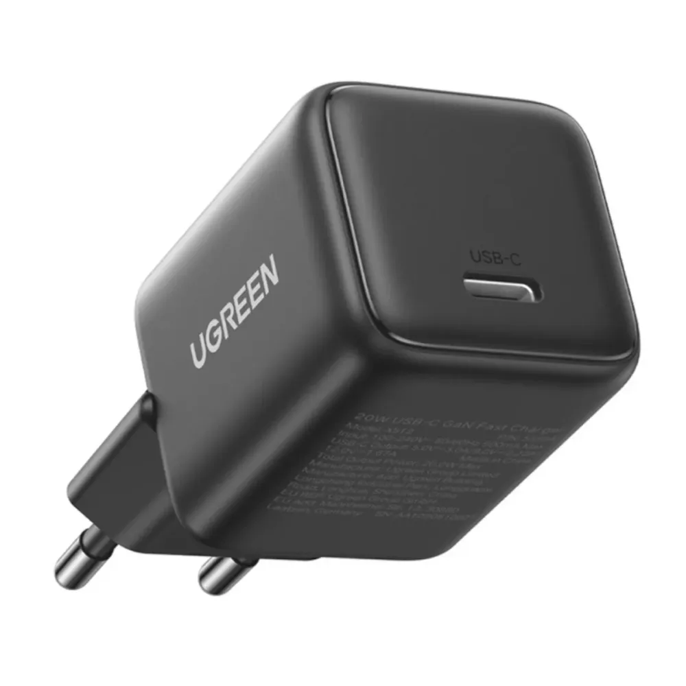 Carregador Ugreen X513 30W GaN 1x USB-C Preto