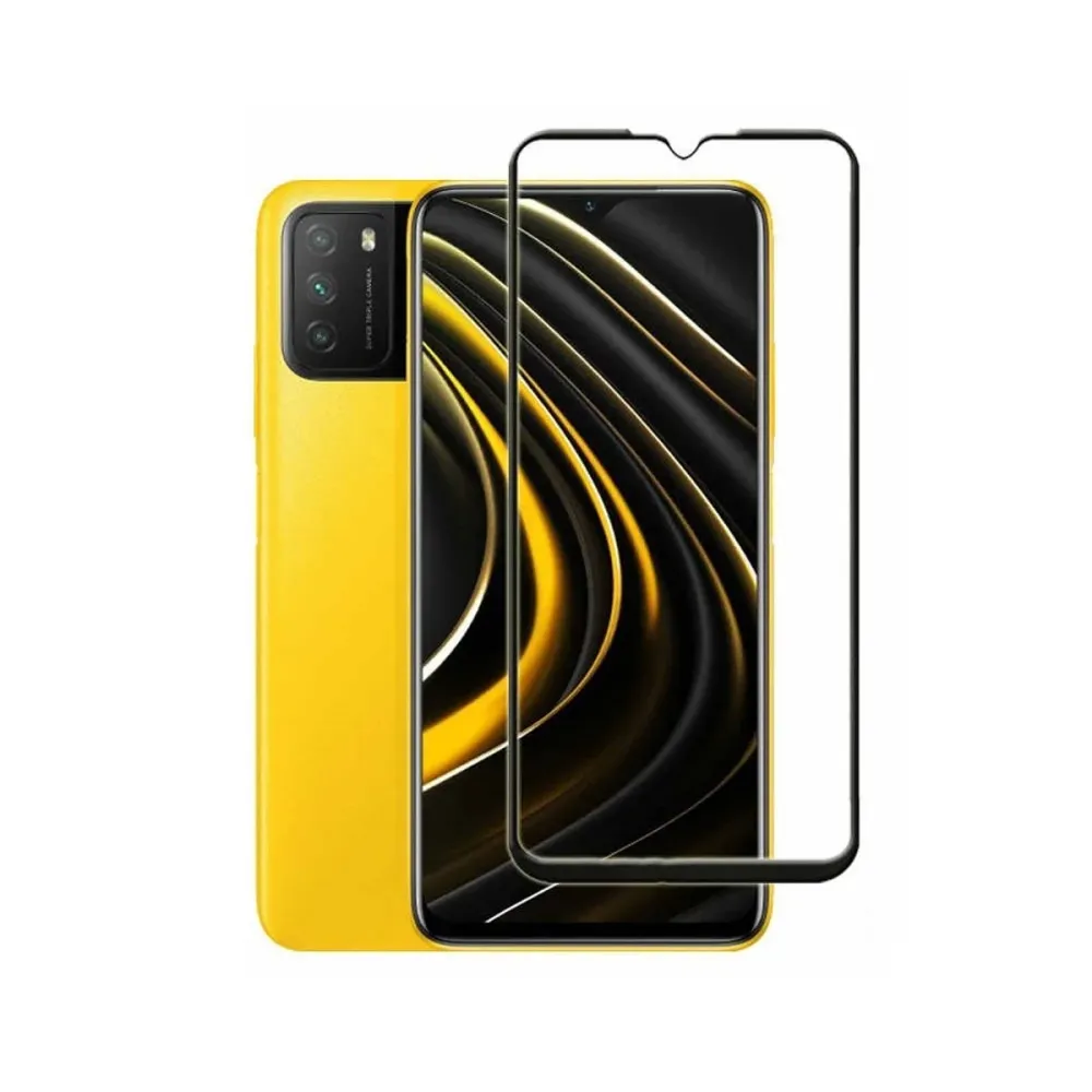 Película de Vidro Temperado Xiaomi Poco M5 Full Screen Preta