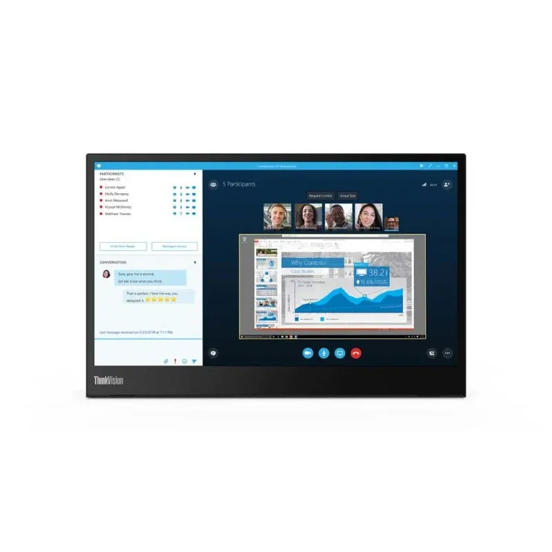 Monitor Lenovo ThinkVision M14 14" LED IPS FullHD