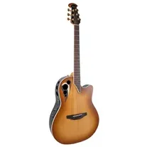 Ovation Celebrity Elite Deluxe Deep Contour CDX40-PB-G Peach Burst Satin