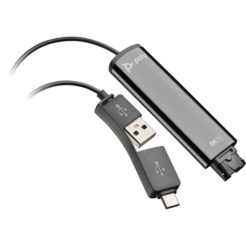 Adaptador USB para Quick Disconnect Poly DA75 (786C6AA)
