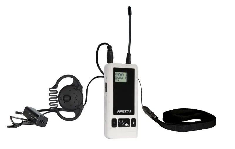 Transmissor sem fios bidirecional para sistemas de guia - TOUR-200T