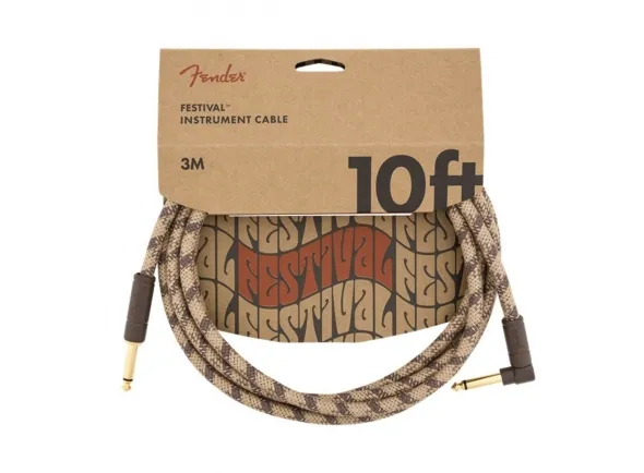 Fender FV Series Cable Pure Hemp BR Jack 3m