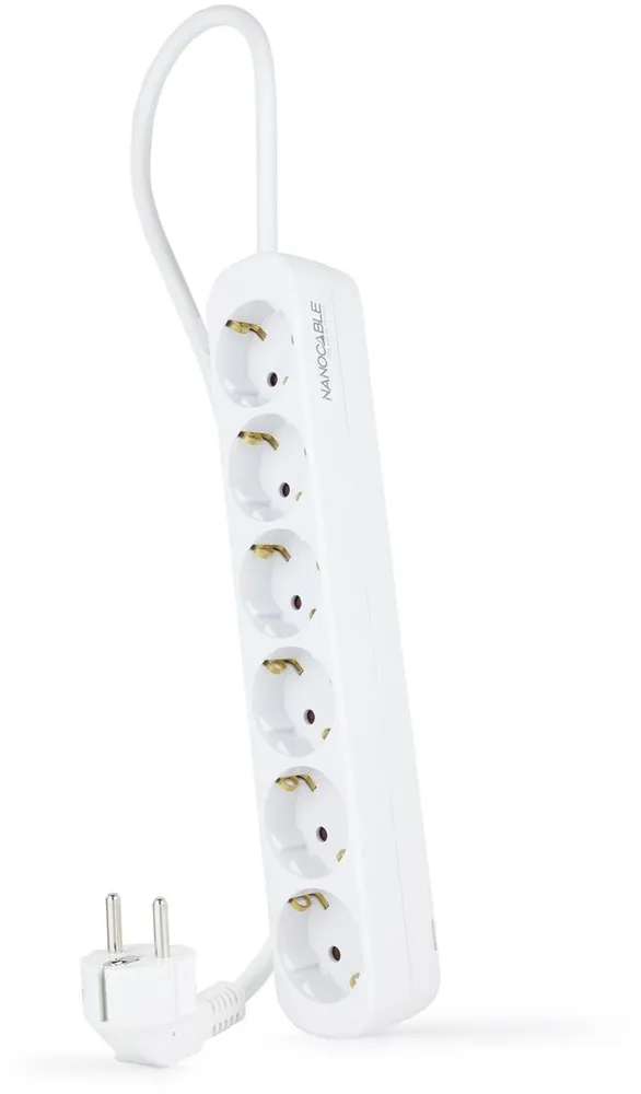 Régua Nanocable 6 Tomadas 1.4 M Branco