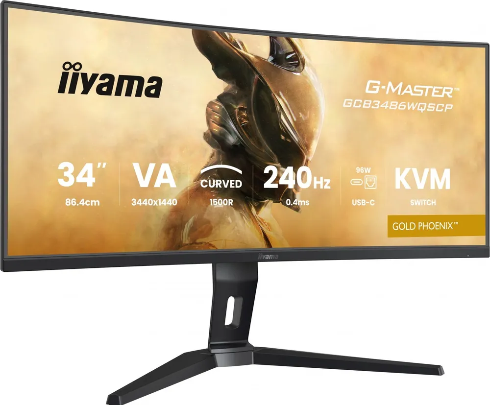 iiyama GCB3486WQSCP-B1 34" VA 3440x1440 500cd/m2 0,4ms GCB3486WQSCP-B1
