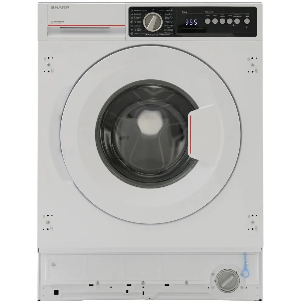 MÁQUINA DE LAVAR ROUPA SHARP ESNIB814BWNAES 8K 1400R INT