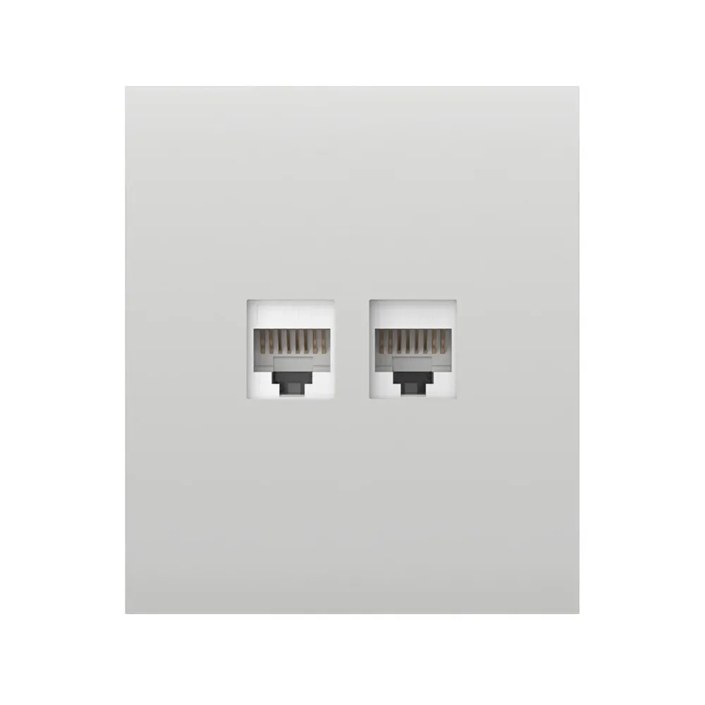 Tampa Central Ethernet Ajax CenterCover Branca AJ-CENTERCOVER-LAN-W
