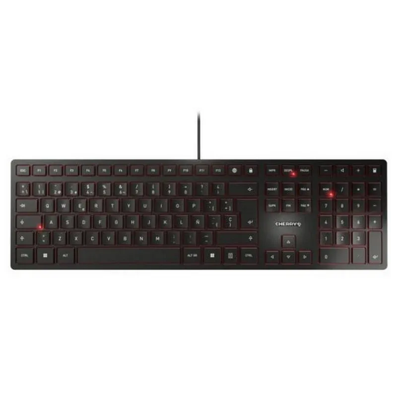 CHERRY KC 6000 Slim Teclado USB Preto