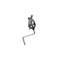 Estante de Marcha Saxofone Alto Samba 128SM 70mm Prateada
