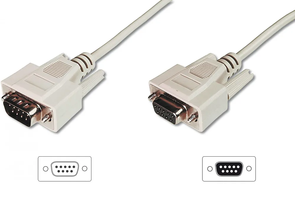 Digitus AK-610203-100-E cabo de série Bege 10 m AK-610203-100-E