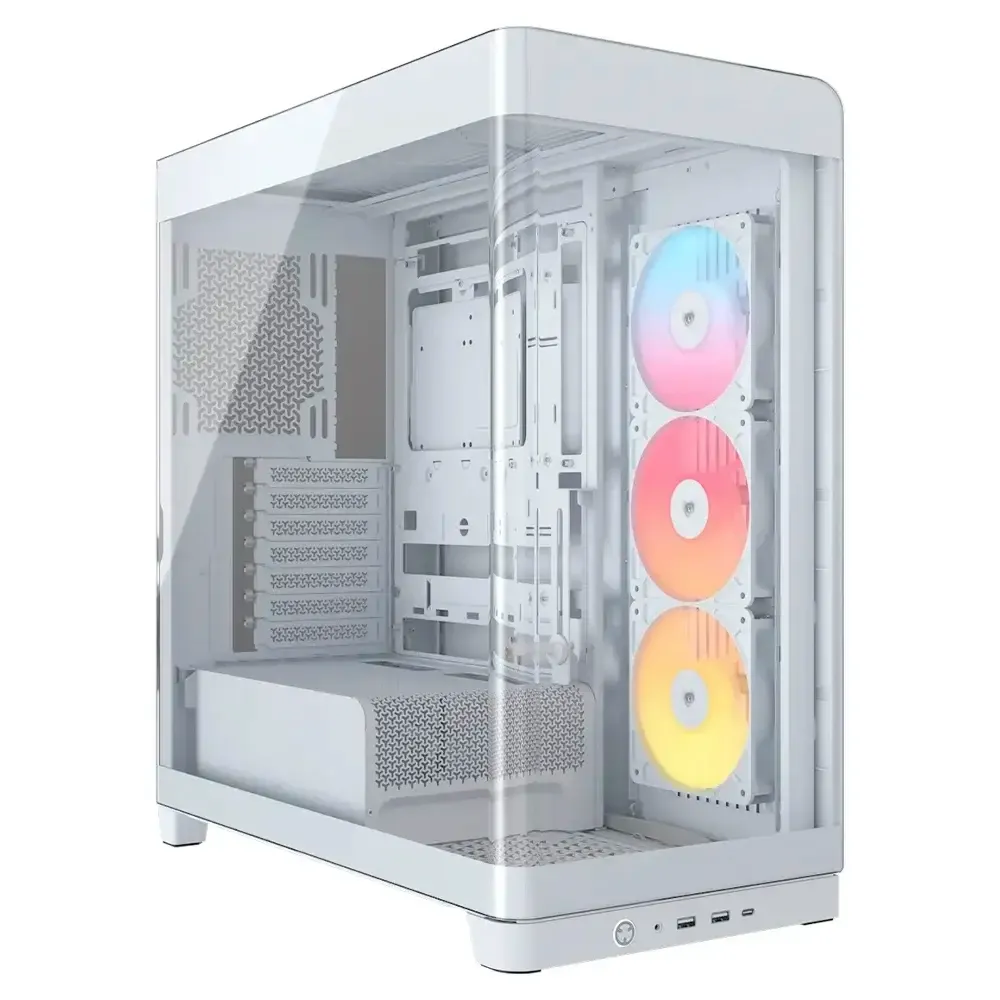 Caixa Extended-ATX Corsair Frame 4500X RS-R ARGB Tempered Glass Branca