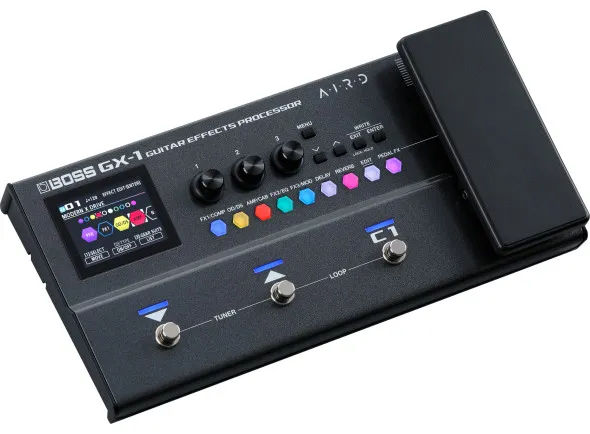 BOSS GX-1 GUITAR MULTI-EFFECTS Visor a Cores NEW!
