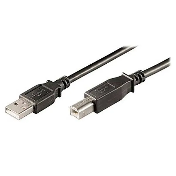 Cabo Ewent EC1005 USB 2.0 Type A Macho > Type B Macho 3m Preto