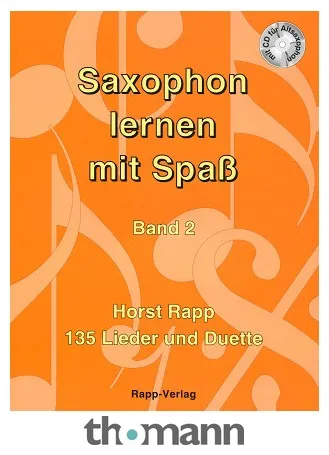 Horst Rapp Verlag Saxophon Lernen mit Spaß 2