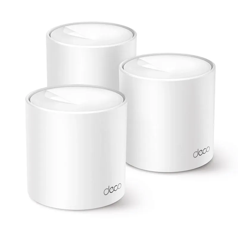 TP-Link Deco X10 Sistema Deco Wi-Fi 6 Mesh AI AX1500 Dual Band Pack 3 Unidades Branco