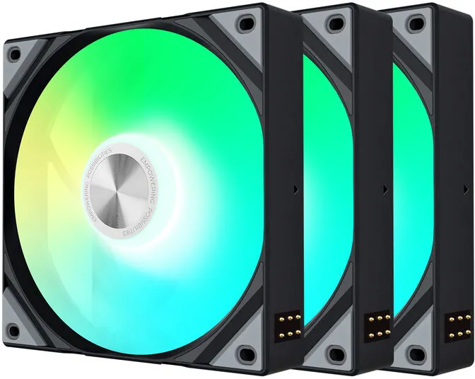 Ventoinha TRYX Rota SL ARGB Preto 120mm (Pack 3)