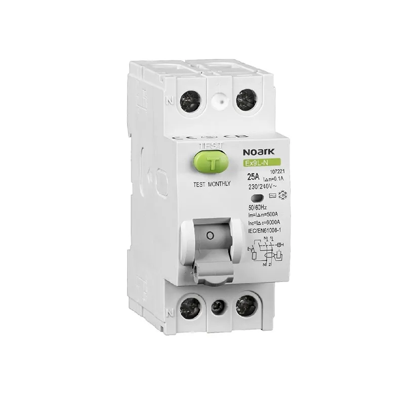 Residual circuit breaker Icn=6kA, 2-pole, In=40A, I?n=100mA 108354