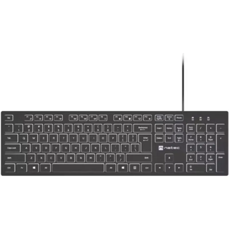 Teclado Genesis NKL-2342 magnético com retroiluminação e teclado numérico USB