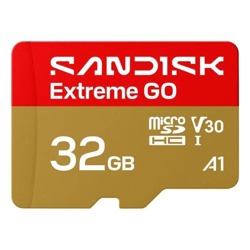 Cartão de memória Sandisk Extreme GO 32 GB UHS-I 100 MB/s Ouro Vermelho