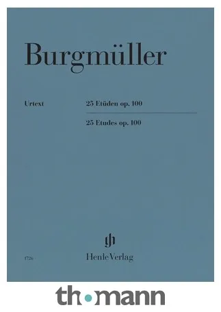 Henle Verlag Burgmüller 25 Etüden