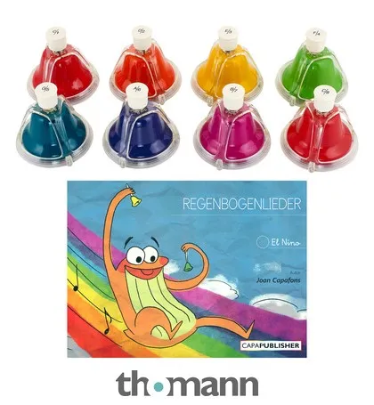 Thomann Rainbow Deskbells TRDB-8 Set