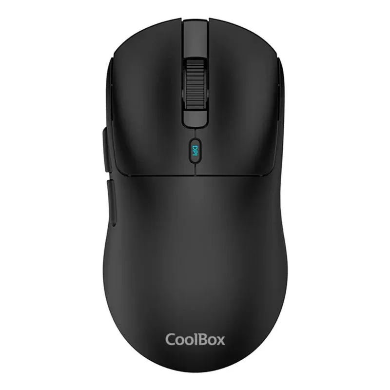 CoolBox W03 Rato Ultra-leve Sem Fios RF + BT com 10000DPI, USB-C e 7 Botões Preto
