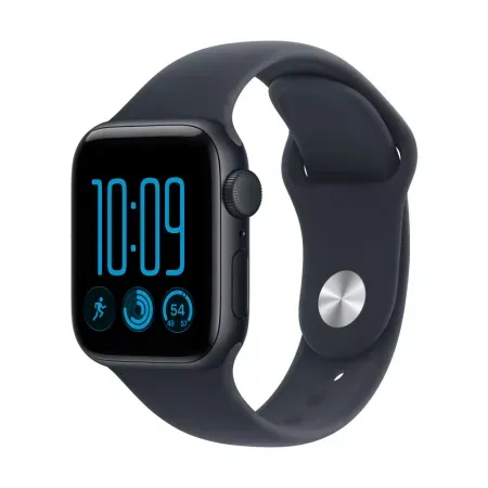 APPLE Watch SE 3 GPS 40mm Meia-noite Alumínio com Azul Navy Sport Band (Tamanho S/M)
