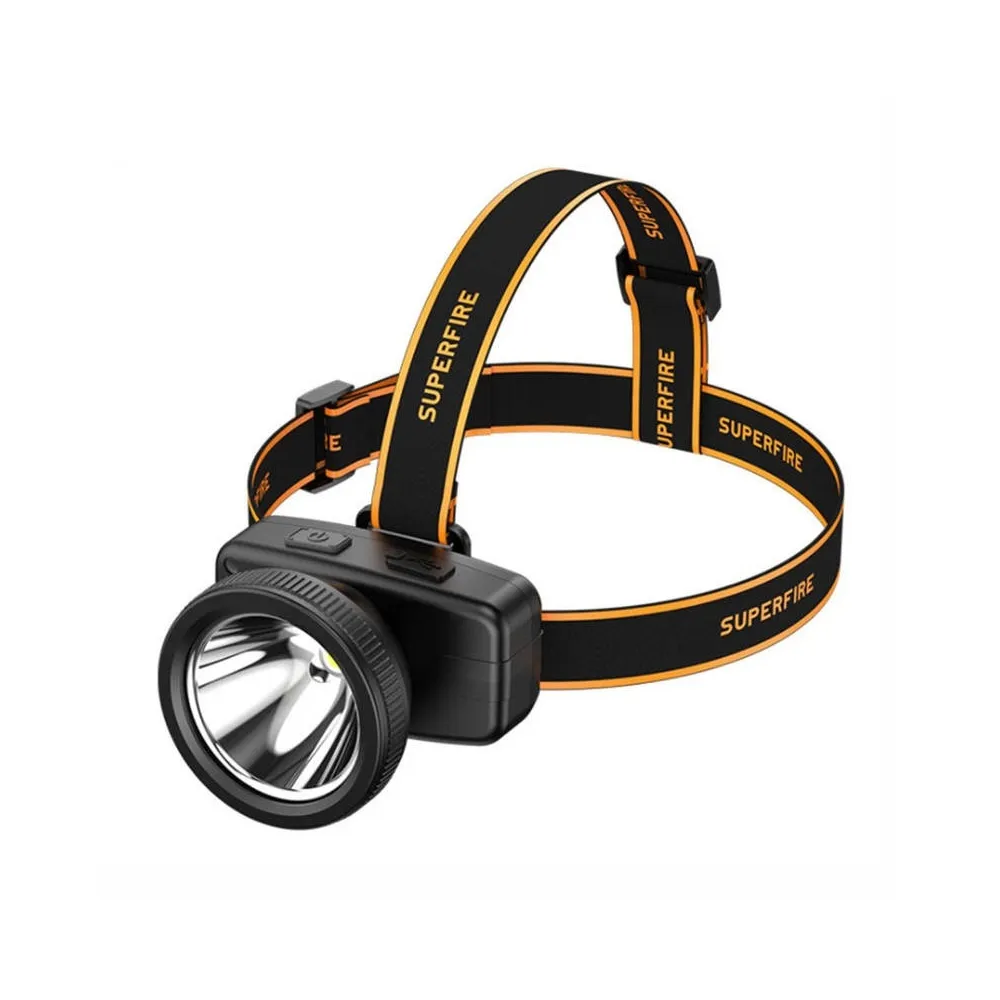 Superfire Lanterna frontal HL55 150lm USB-C
