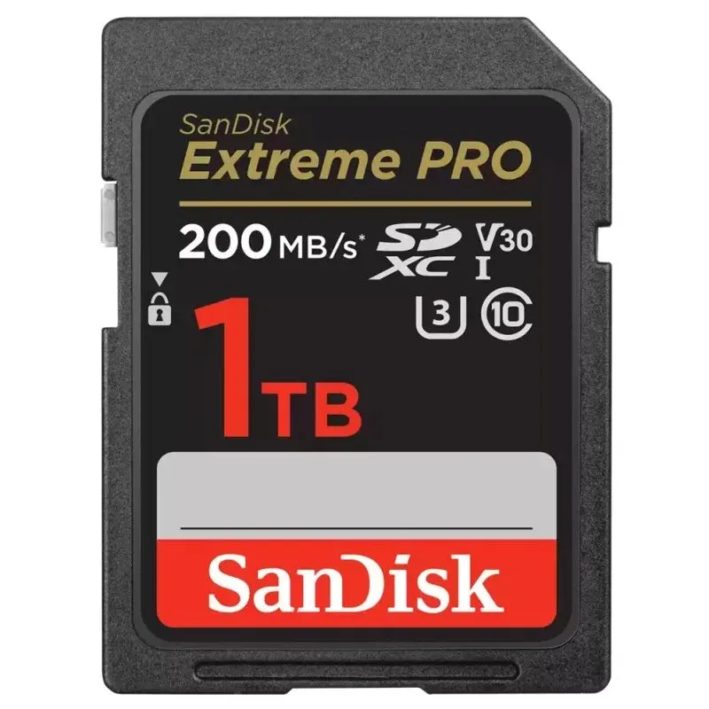SanDisk Extreme Pro SDXC 1TB UHS-I U3 V30 Classe 10