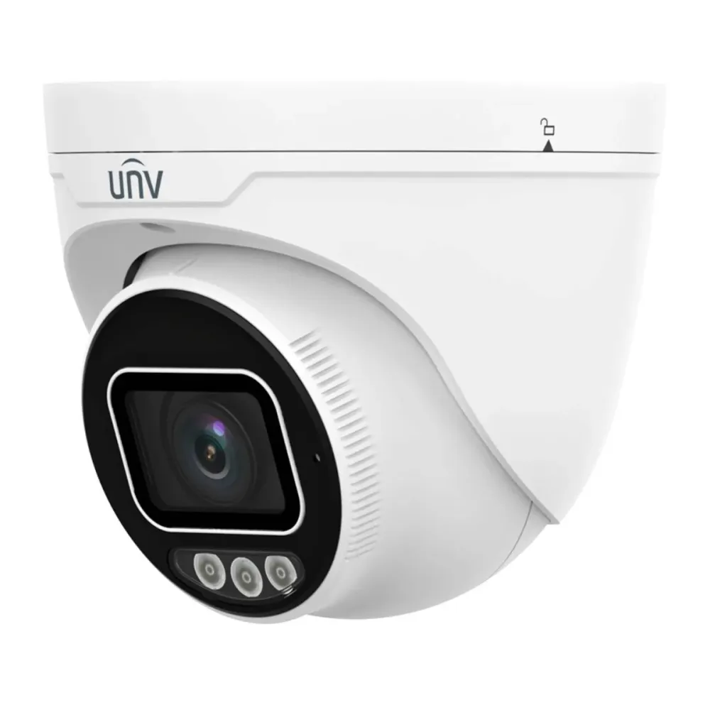 Câmara de Segurança IP Uniview Prime Turret PoE 6MP 2.7-13.5mm IP67 LightHunter Branca - IPC3636SB-ADZKM-DL-I1
