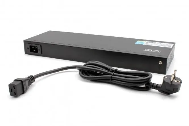 Digitus DN-DP-H-1-8C13 PDU 1U Preto DN-DP-H-1-8C13