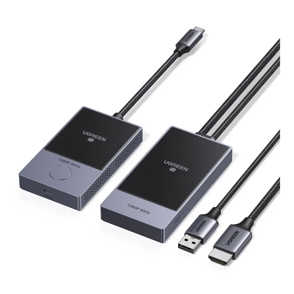 Transmissor/Receptor Ugreen CM737 Wireless USB-C/HDMI Preto