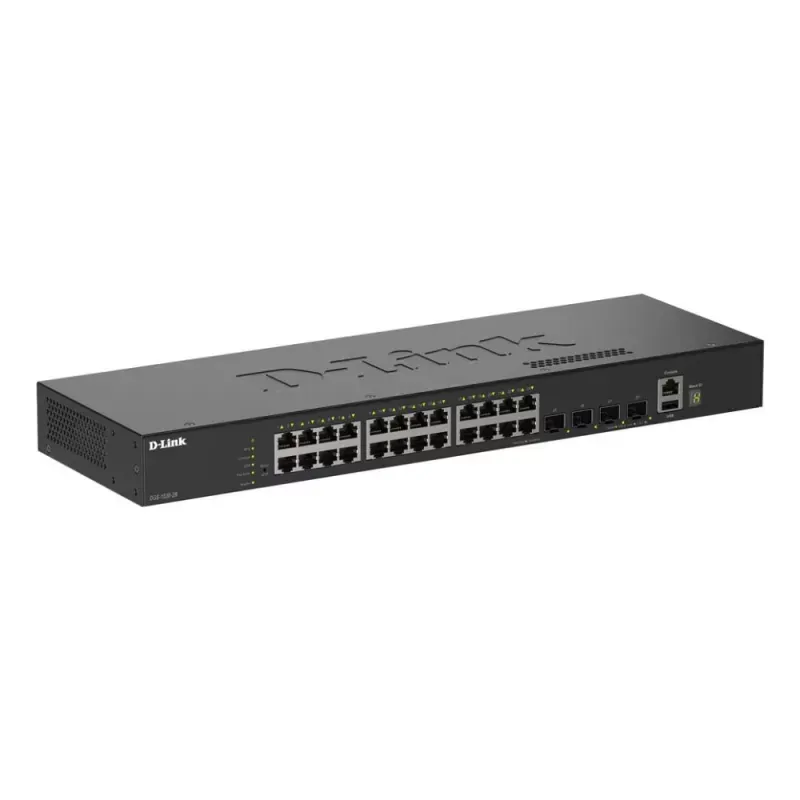 24 Ports GE + 4 Ports 10G SFP+ Smart Pro Stackable Managed Switch