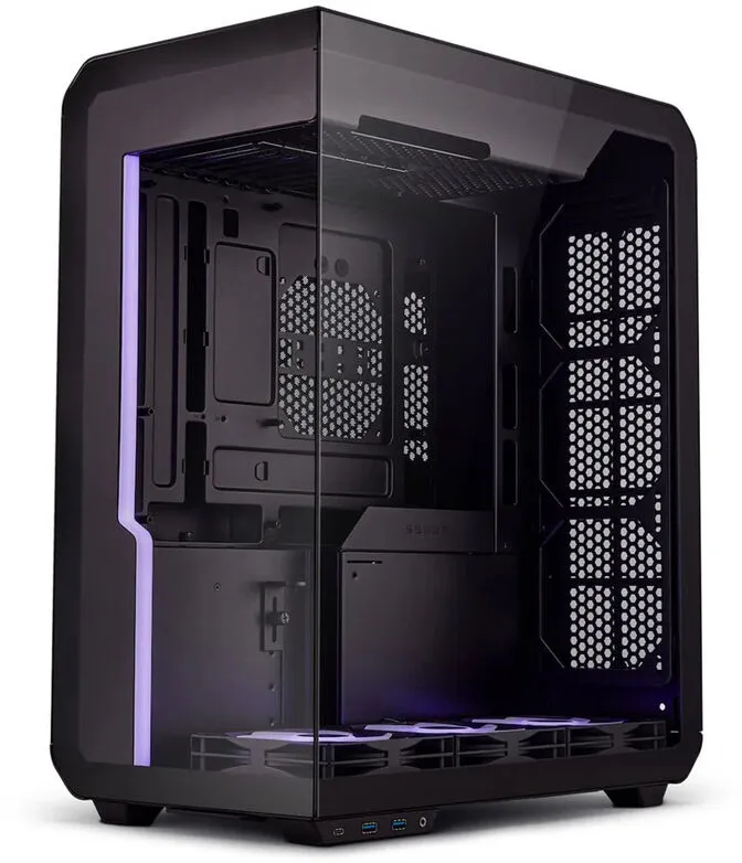 Caixa ATX Ssupd Xhuttle Preto Vidro Temperado
