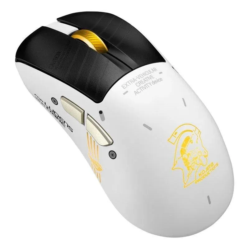 Rato Asus ROG Keris II Origin-KJP Wireless Bluetooth 42000DPI Branco RGB 6 Botões