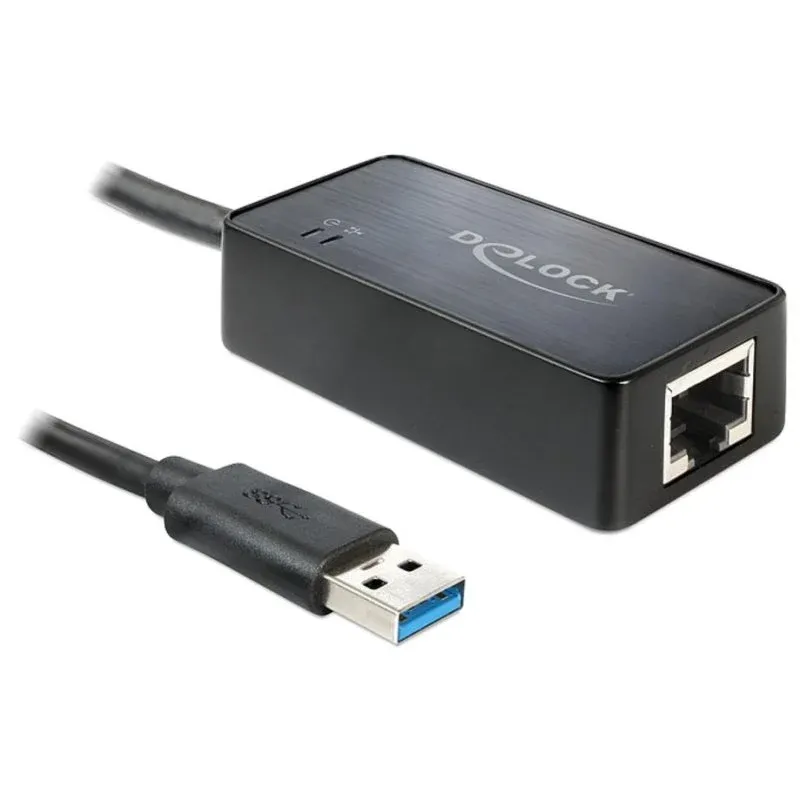 Placa de Rede Delock 62121 Ethernet Gigabit Preto Windows Mac IEEE 802.3