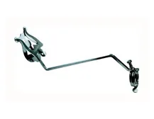 Estante de Marcha Sax Sopranino Samba 127SM Cromada com argola