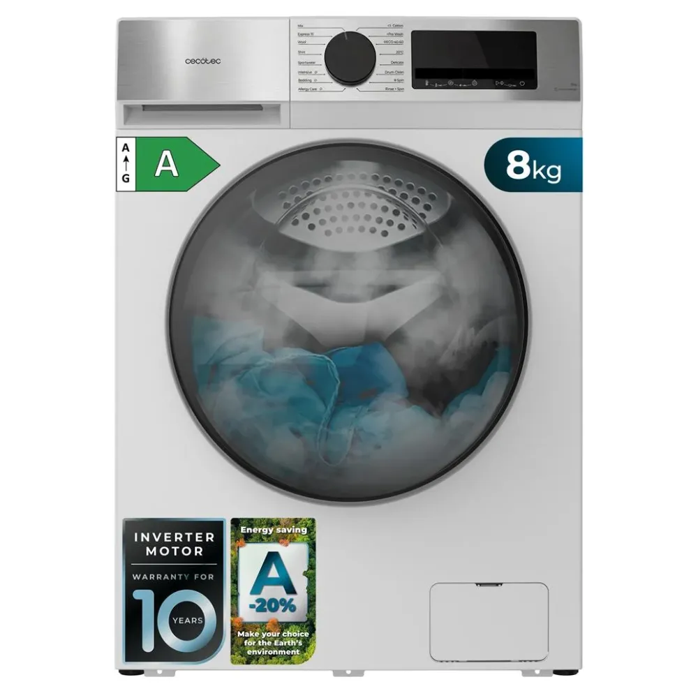 Máquina Lavar Roupa Bolero DressCode 8450 Inverter 8Kg Brano