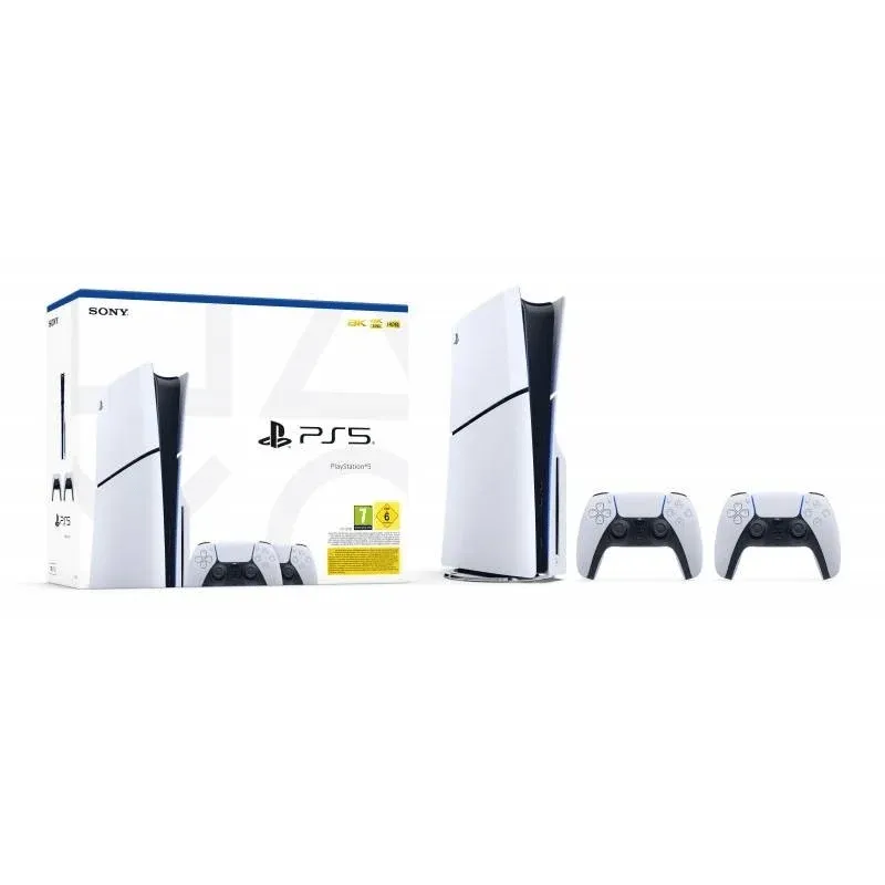 Consola Sony Playstation 5 Slim Standard Edition 1TB + 2 Comandos