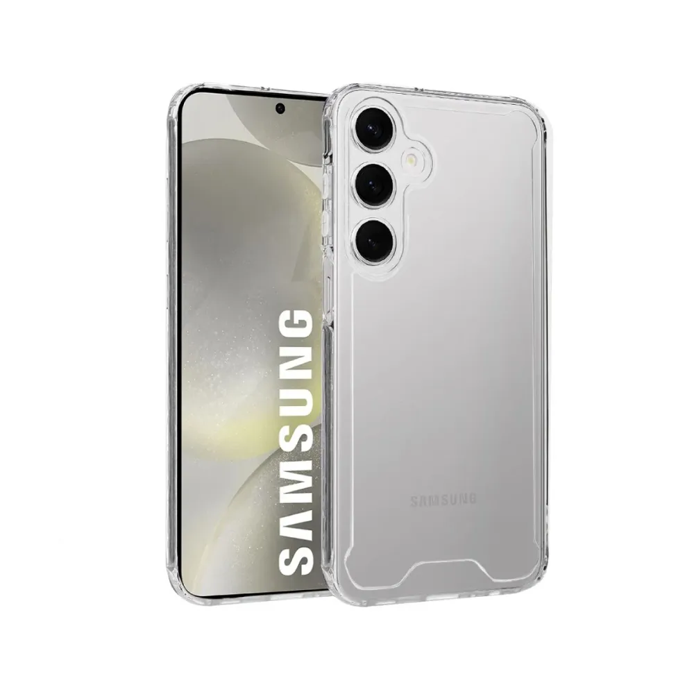 Capa Silicone Reforçado Samsung Galaxy S25 Plus Transparente