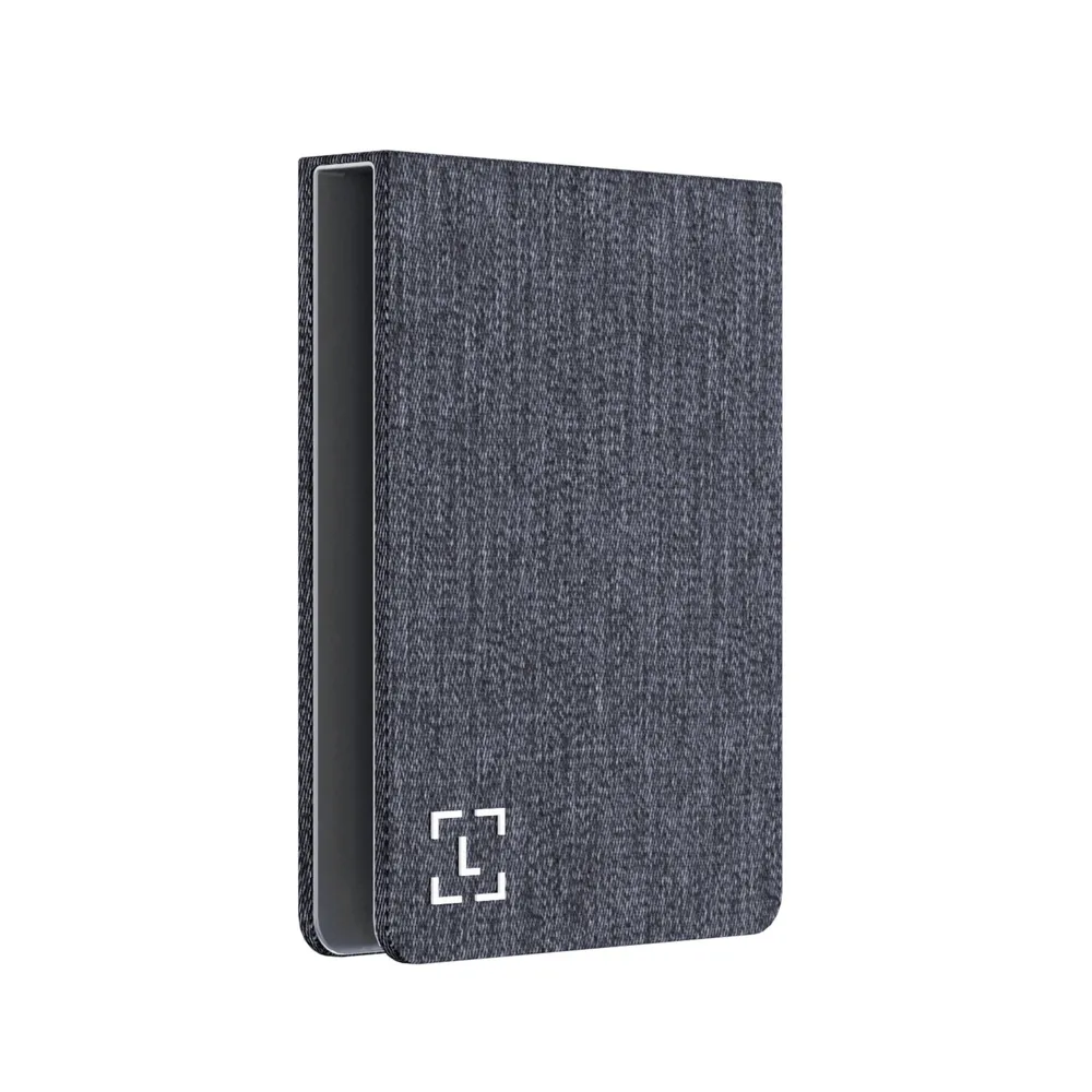 Capa Ledger Magnet Folios Charcoal para Carteira Flex