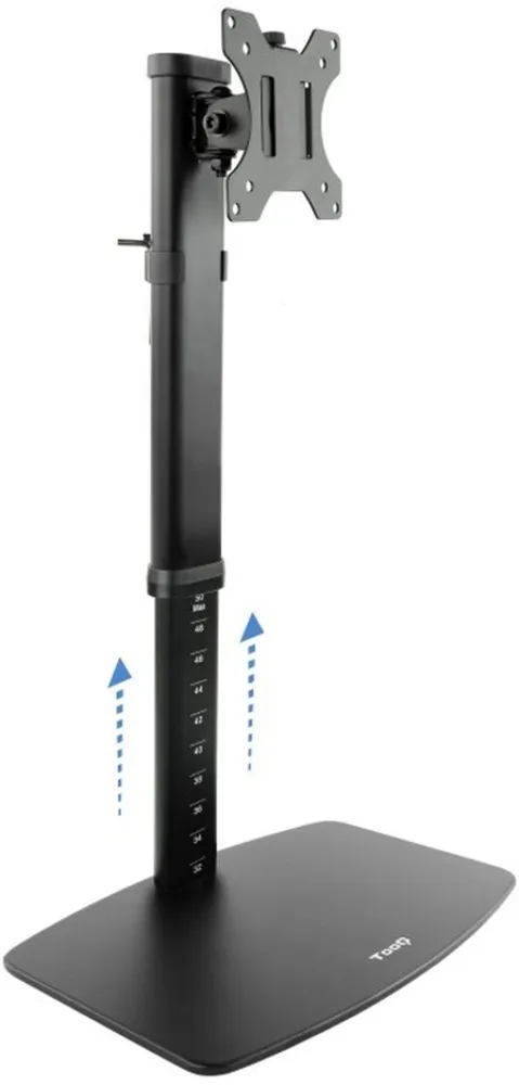 Suporte de Mesa Tabletop Tooq Tilt e Altura Ajustável 17" a 27" Max. 6kg p/Braço Preto
