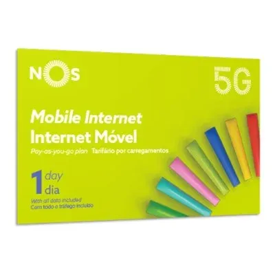 Cartão NOS Internet Móvel 1 Dia Ilimitado