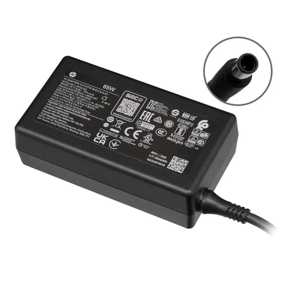 Carregador Original HP 19.5V 3.33A 65W 7.4x5.0mm V2