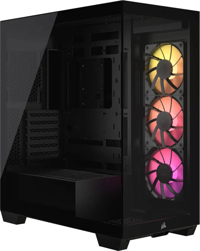 Caixa ATX Corsair 3500X ARGB Preta Vidro Temperado