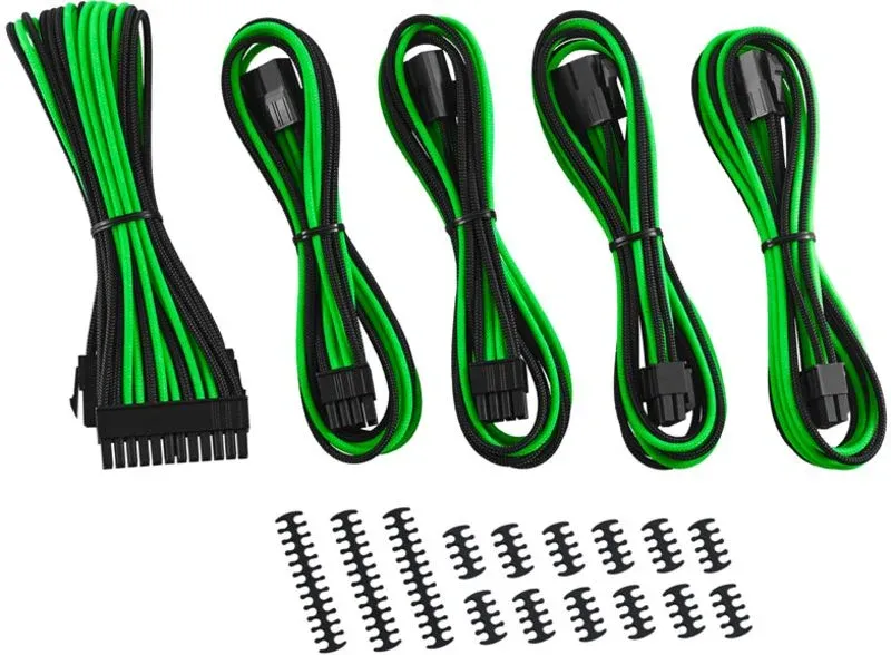 Kit de Expansão CableMod Classic ModMesh - 8+8 Series - Preto / Verde